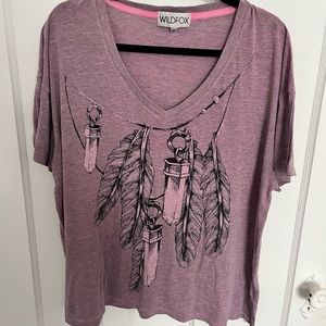 Wildfox oversized t-shirt. Purple L